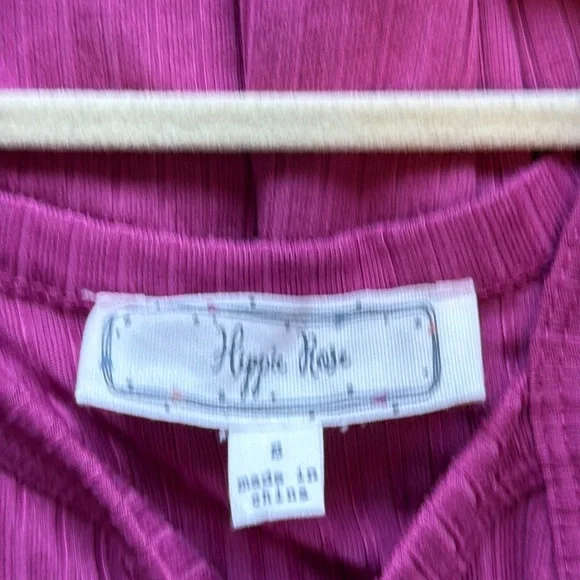 Bundle 2 knit long dresses- Hippie Rose Pink And Blue&white Strappy back Dress - Picture 14 of 15